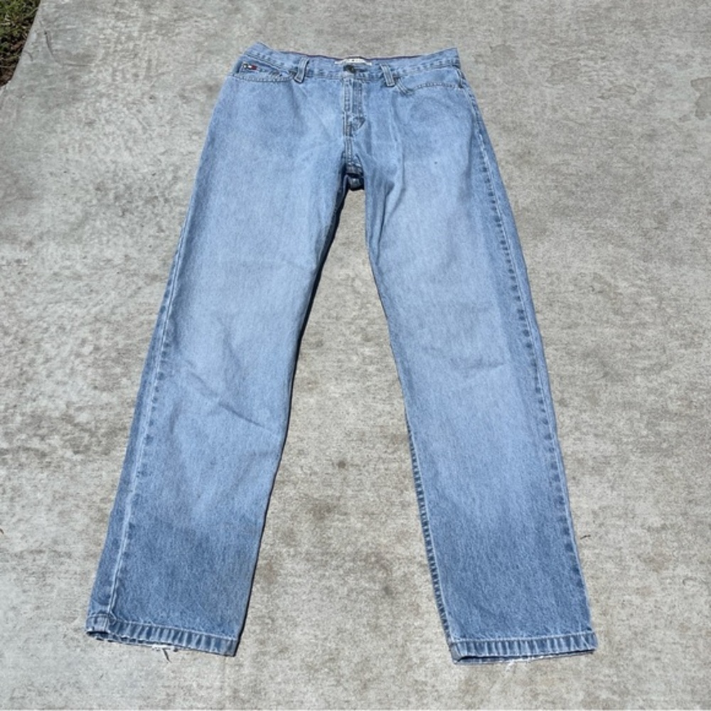 Tommy Hilfiger Straight Leg Jeans Light Wash 2000s